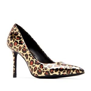 Katy Perry The Sissy Metallic Leopard Pumps 7M